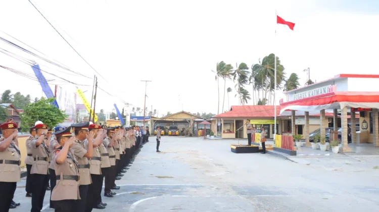 Polres Kaimana Gelar Upacara Peringatan Hari Juang Polri