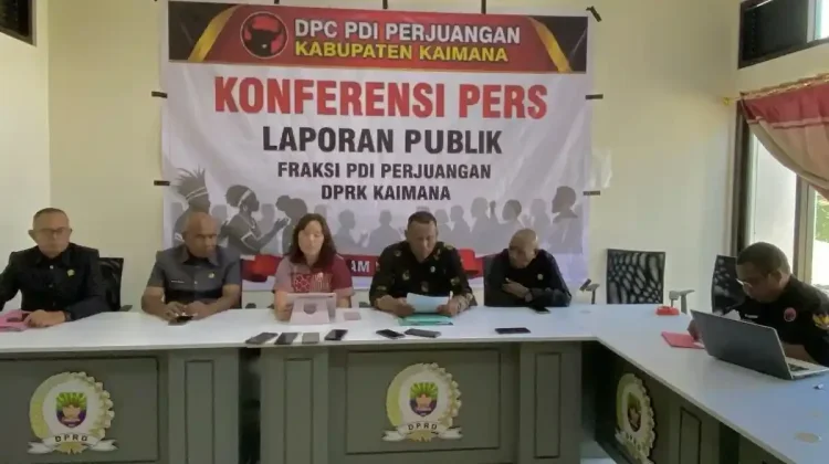 Fraksi PDIP Kaimana Siap Tolak APBD-P 2026 jika Rakyat Diabaikan