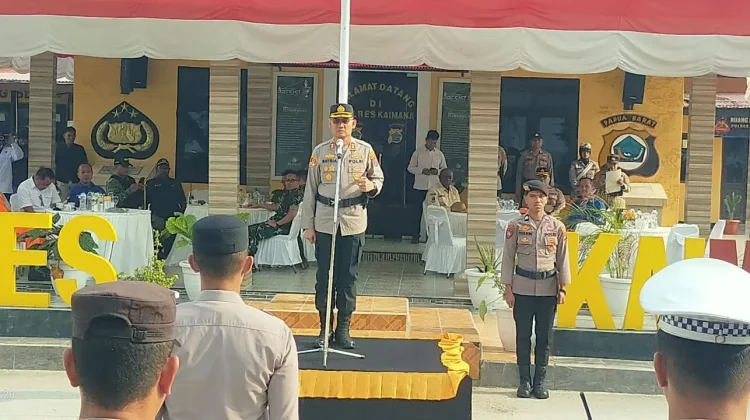 Polres Kaimana Gelar Apel Kesiapan Hadapi Karhutla