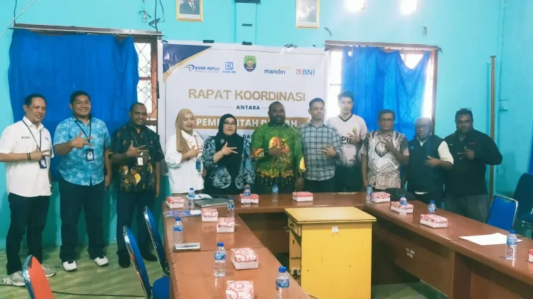Pemkab Kaimana Koordinasi Empat Bank Pastikan Dana SAMISAKA Tepat Sasaran