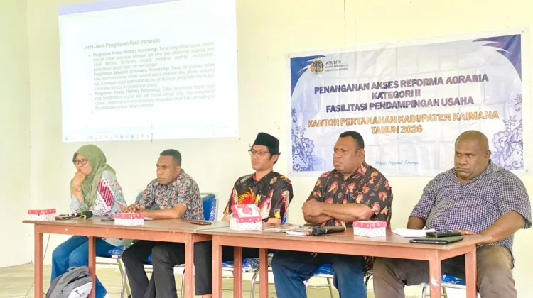 Kantah Kaimana Dampingi Pengembangan Usaha Subjek Reforma Agraria