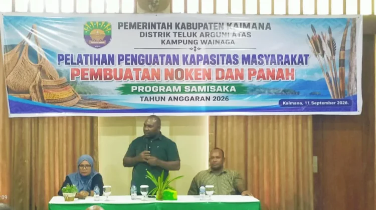 Wabup Kaimana Dorong Noken dan Panah Tetap Lestari