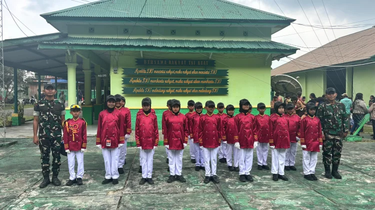 Binaan Yonif TP 864/NN Raih Prestasi Lomba Ketangkasan PBB HUT TNI ke-81