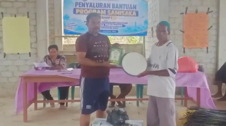Dana SAMISAKA Kampung Ruara Dukung Rumah Ibadah dan Nelayan