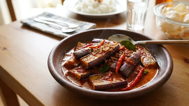 Rasa Simpel dari Terong Balado Santan