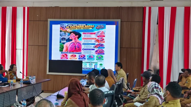 RSUD Kaimana Catat 56 Kasus ISPA di tengah Karhutla