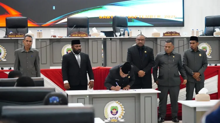 DPRK Kaimana Setujui Perubahan APBD 2026 Jadi Perda