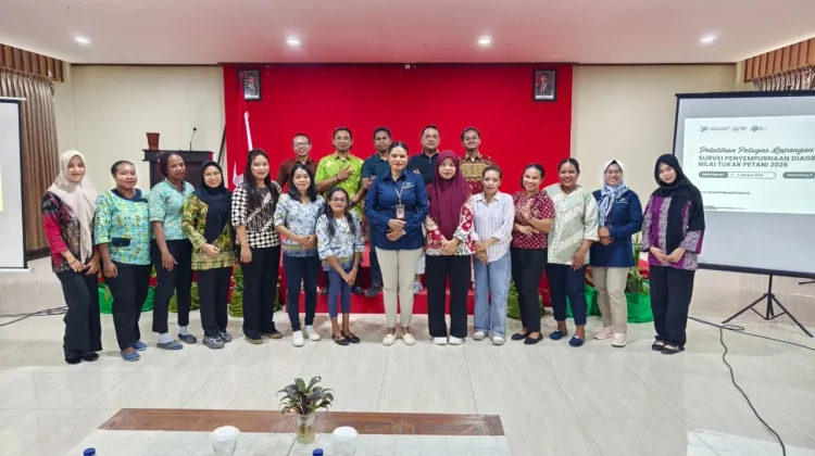 BPS Kaimana Latih Petugas SPDT NTP 2026, Tekankan Akurasi Data Petani