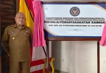 Bupati Kaimana Harap Pos Bapas Perkuat Sinergi Hukum