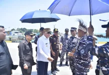 Bupati Kaimana Sambut 250 Personel Satgas Trisila 26