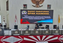 DPRK Kaimana Gelar Paripurna Penyampaian LKPJ Bupati Tahun Anggaran 2025