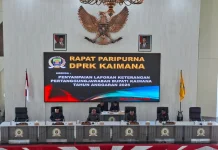 Ketua DPRK Kaimana Sampaikan Tiga Catatan Penting dalam Paripurna LKPJ Bupati