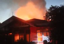 Rumah Tingkat di Kaimana Ludes Terbakar Sore Hari