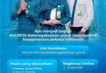 BPJS Ketenagakerjaan Buka Rekrutmen Nasional April 2026 Terbuka
