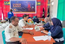 Lapas Kelas III Kaimana Gelar Donor Darah Peringati Hari Bakti Pemasyarakatan