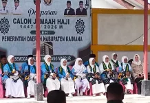 Pelepasan 16 Calon Jemaah Haji Kaimana Berlangsung di Masjid Baiturrahim