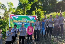 Polres Kaimana Dorong Ketahanan Pangan lewat Penanaman Jagung Bersama