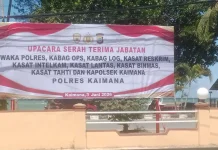 Kapolres Kaimana Besok Lantik Sembilan Pejabat Utama