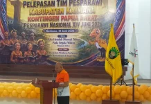 Bupati Hasan Achmad Doakan Kesuksesan Kontingen Pesparawi Kaimana