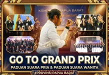 Kontingan Pesparawi Papua Barat Masuk Grand Prix di Pesparawi Nasional XIV 2026