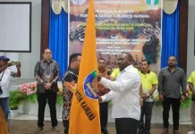 Wabup Kaimana Lepas 158 Kontingen Pesparani Katolik menuju Papua Barat IV