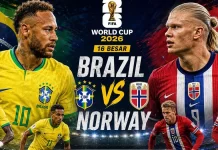 Mampukah Brasil Lewati Hadangan Norwegia Demi Tiket Perempat Final Piala Dunia?