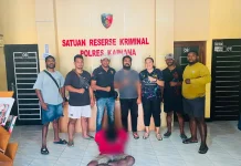 Satreskrim Polres Kaimana Amankan Terduga Pelaku Penganiayaan
