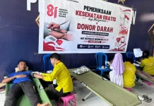 Lapas Kaimana Gelar Pemeriksaan Kesehatan Gratis dan Donor Darah