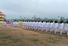 Dua Perwira Polres Kaimana Jadi Sorotan Upacara HUT RI