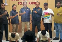 URC Satreskrim Polres Kaimana Amankan Tiga Terduga Penjambretan