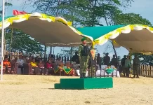 Yonif TP 864/Nane Nambae Kaimana Rayakan HUT Ke-1