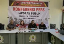 Fraksi PDIP Kaimana Siap Tolak APBD-P 2026 jika Rakyat Diabaikan