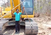 Warga Yamor Palang Proyek Jalan, Minta Dibangun hingga Nabire