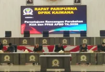 Perubahan KUA-PPAS Disepakati, Pemkab Kaimana Siapkan Tahap Berikutnya