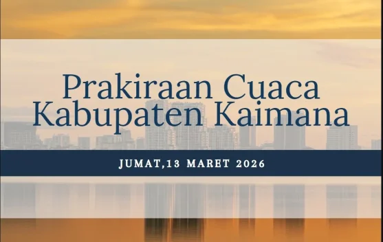 BMKG Kaimana Imbau Warga Waspada Hujan dan Angin