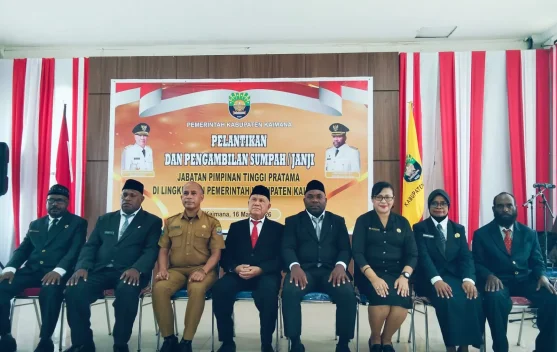 SK Pengangkatan Pejabat Tinggi Pratama Pemkab Kaimana