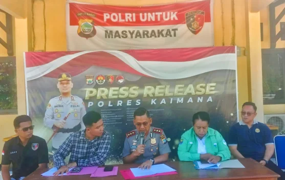 Polres Kaimana Limpahkan Dua Kasus Kriminal Menonjol: TPPO dan Pencurian Motor