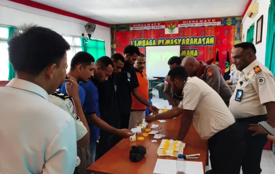 Kalapas Kaimana Tegaskan Komitmen Berantas Narkoba dan Handphone Ilegal