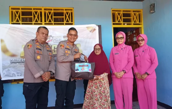 Polres Kaimana Anjangsana Purnawirawan Sambut Hari Bhayangkara Ke-80