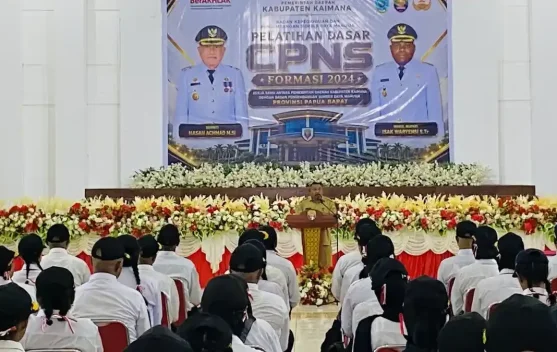 Bupati Kaimana Tekankan Disiplin saat Buka Latsar CPNS