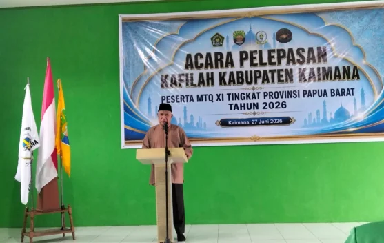 Bupati Kaimana Lepas Kafilah Kaimana Sebagai Peserta MTQ XI Provinsi Papua Barat