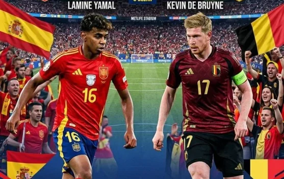 Duel Bintang Muda Spanyol vs Veteran Belgia, Siapa Lebih Berpeluang?
