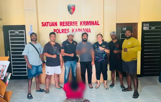 Satreskrim Polres Kaimana Amankan Terduga Pelaku Penganiayaan