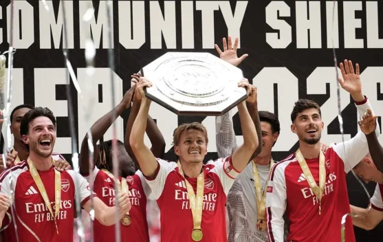 Arsenal Hancurkan Manchester City 3-0 dan Juara Community Shield
