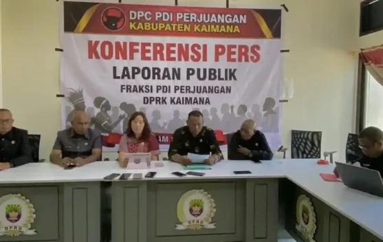 Fraksi PDIP Kaimana Siap Tolak APBD-P 2026 jika Rakyat Diabaikan