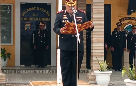 Wakapolres Kaimana Kompol Alexander Pimpin Upacara Hari Kesaktian Pancasila