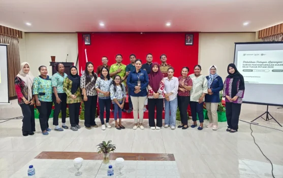 BPS Kaimana Latih Petugas SPDT NTP 2026, Tekankan Akurasi Data Petani