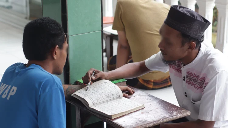 One Day One Juz Mewarnai Kekhidmatan Ramadan di Lapas Kediri