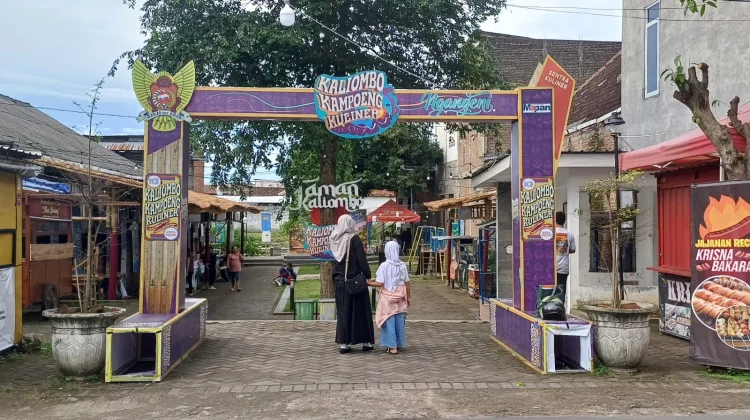 Kampoeng Kuliner Kaliombo Warnai Ramadan di Kota Kediri
