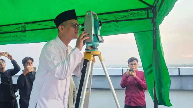 Hasil Pantauan Rukyat Hilal 1 Syawal di Jombang Tidak Terlihat